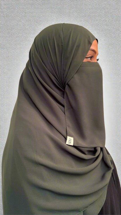 Forest Half Niqab