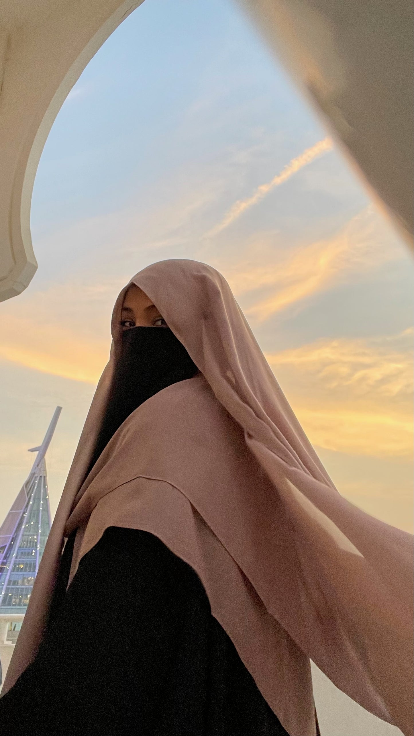 Sand Hijab with Elastic Band